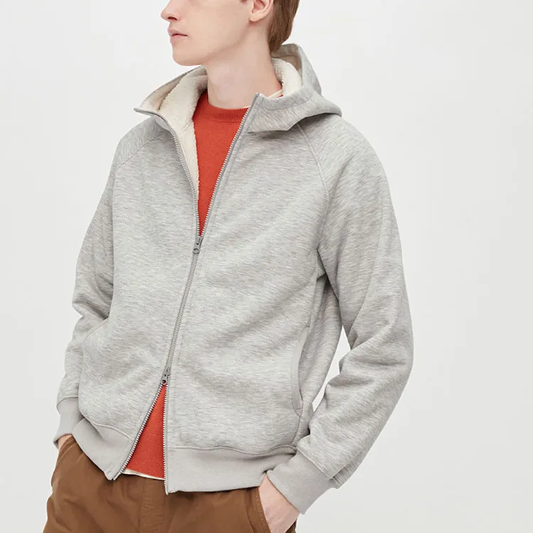 UNIQLO Velvet feel Coat Men's Gray-1