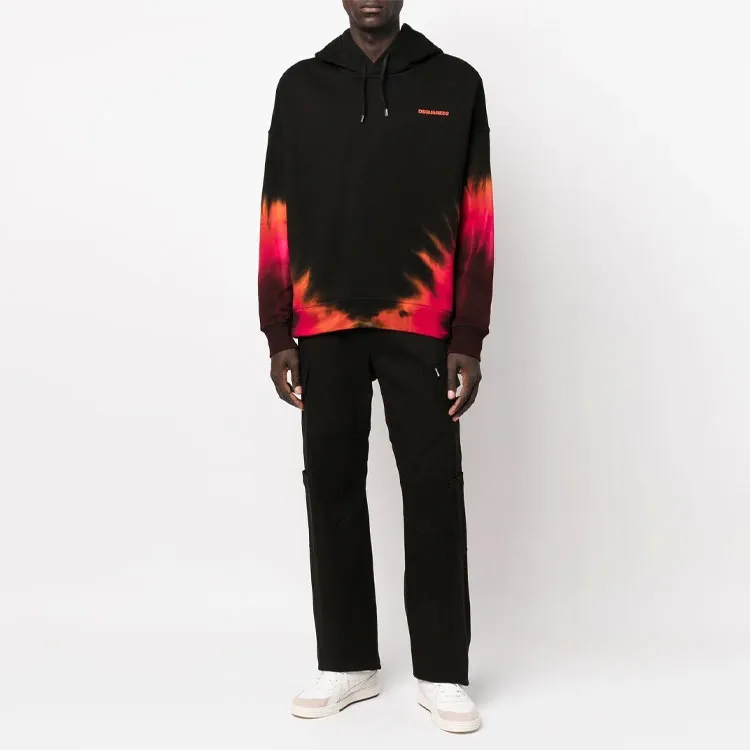 DSQUARED 2 Tie Dyed Drawstring Hoodie-1