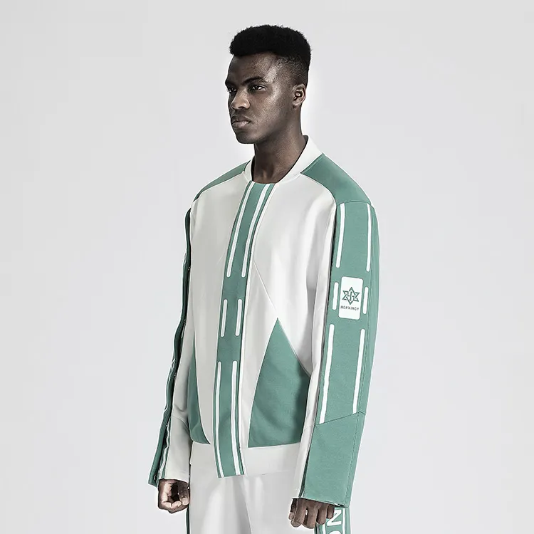 NORVINCY British Urban Techwear Multicolor Crew Neck Jacket Unisex-8
