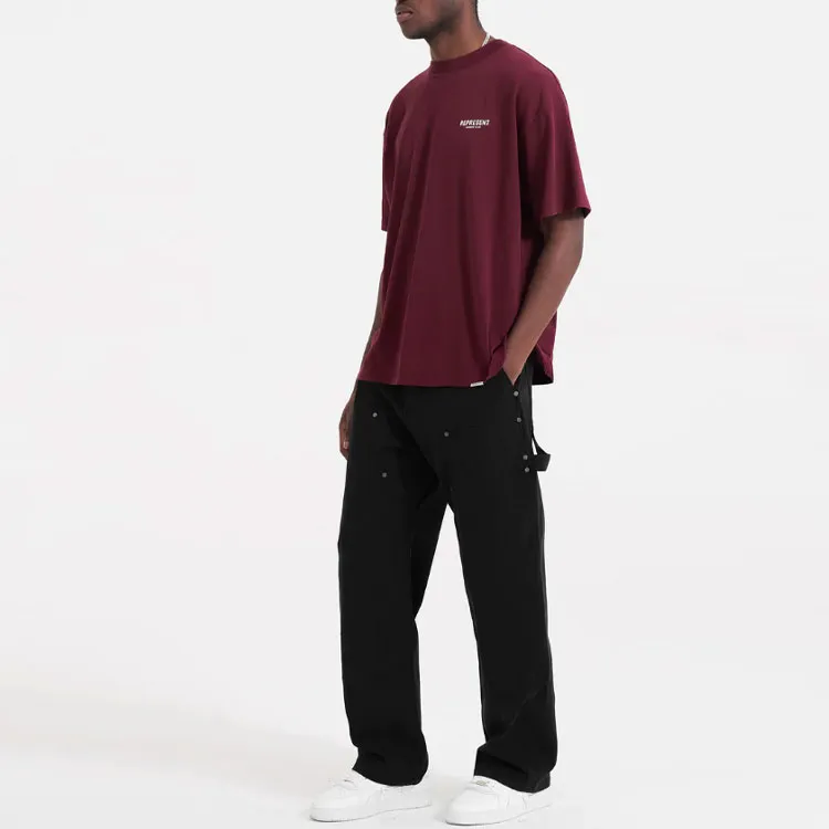 REPRESENT T Shirts Men Purple Brown-4