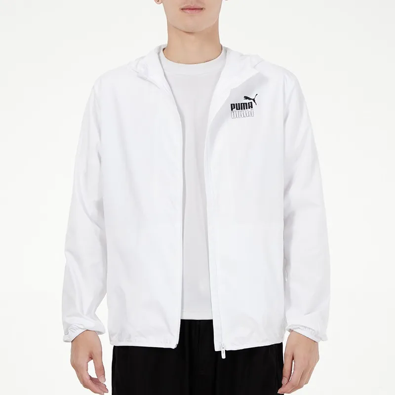 PUMA Athleisure Casual Jacket Men's White-3