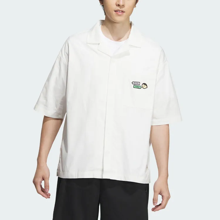 Adidas X SEEBIN Co branded SS23 Shirts Unisex Pink White-1
