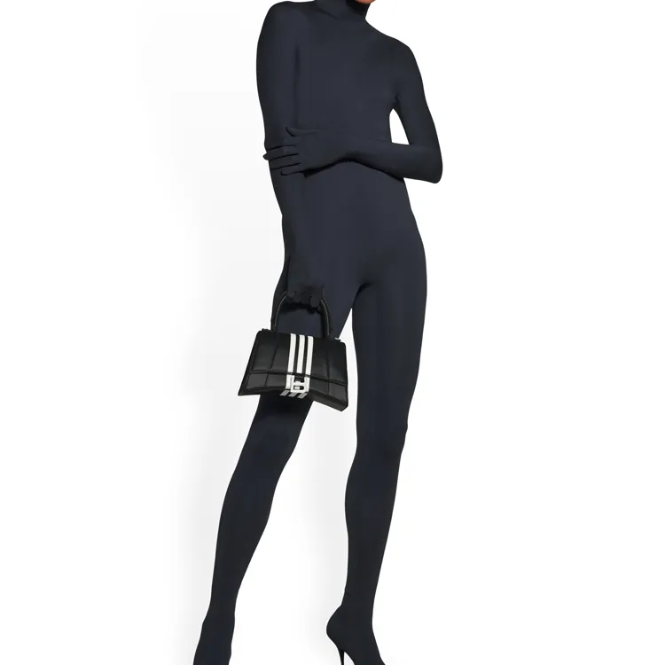 Balenciaga X Adidas Hourglass Small Handbag Black-8