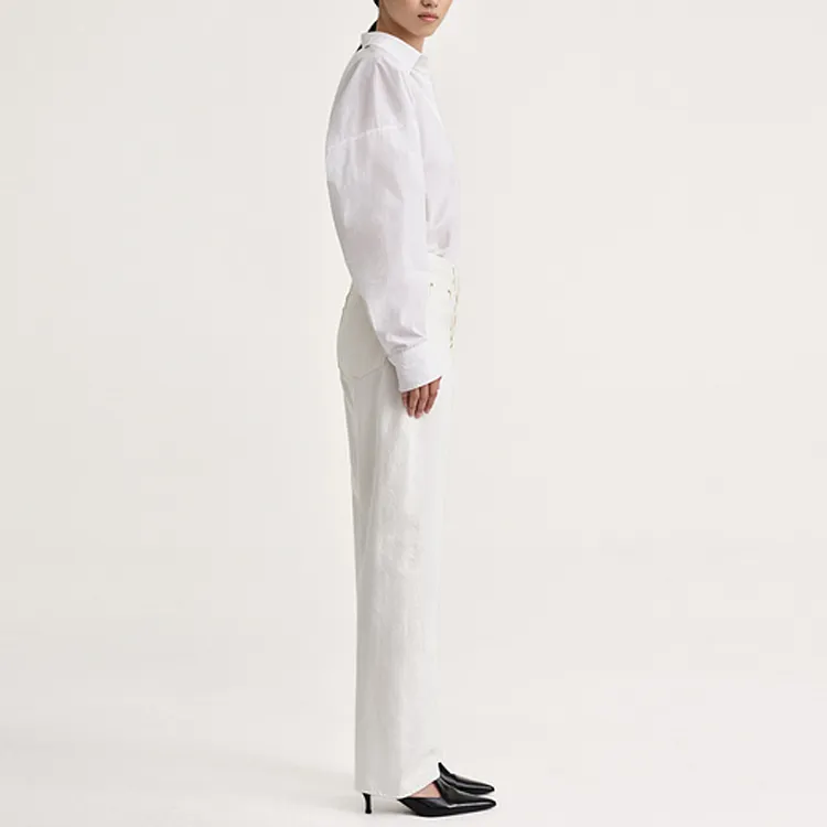 TOTEME Wide leg Organic cotton Jeans-3