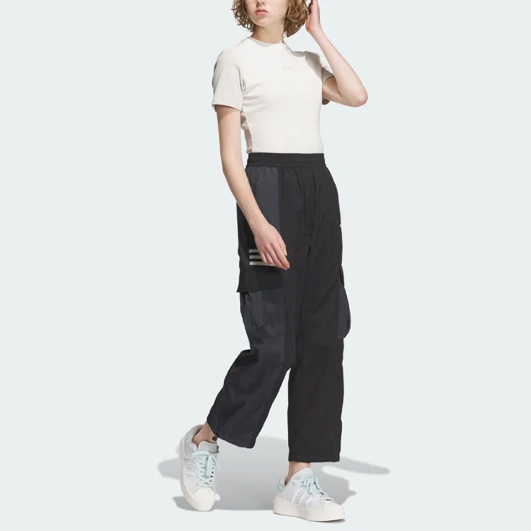 Adidas Originals Crop Tops Women's Pink White-3