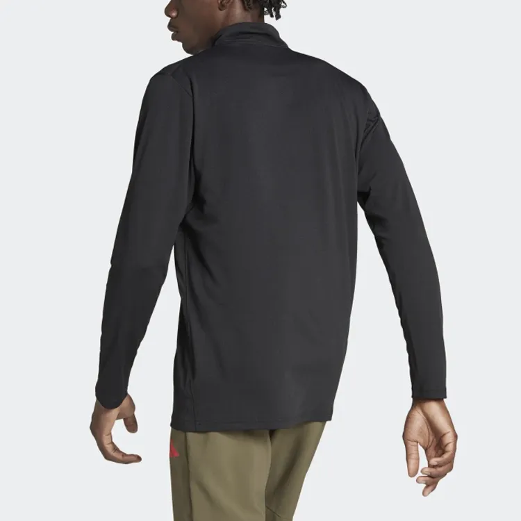 Adidas Train Essentials Seasonal Training 1/4 Zip Long Sleeve Tee-3