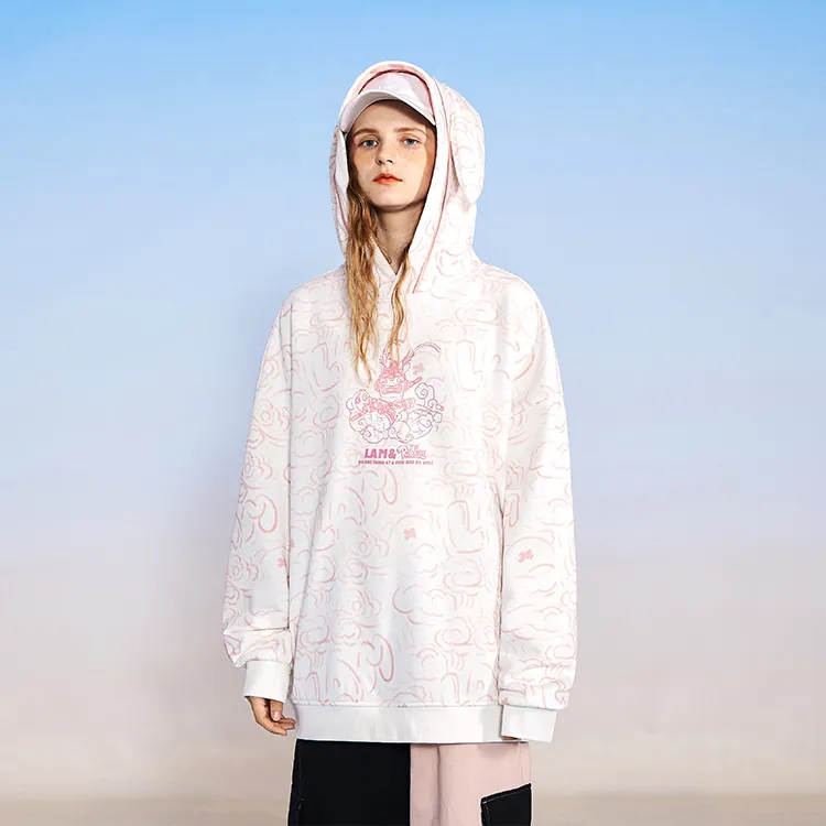 LAMLICKA Sweatshirt Unisex White-2