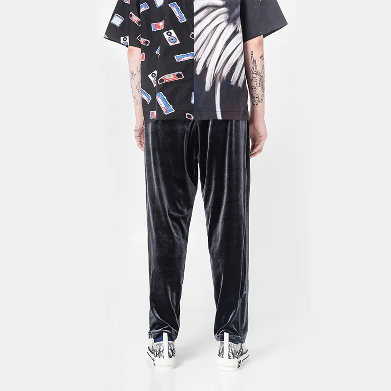 GALLIANO LANDOR Casual Pants Unisex Silver Gray-1