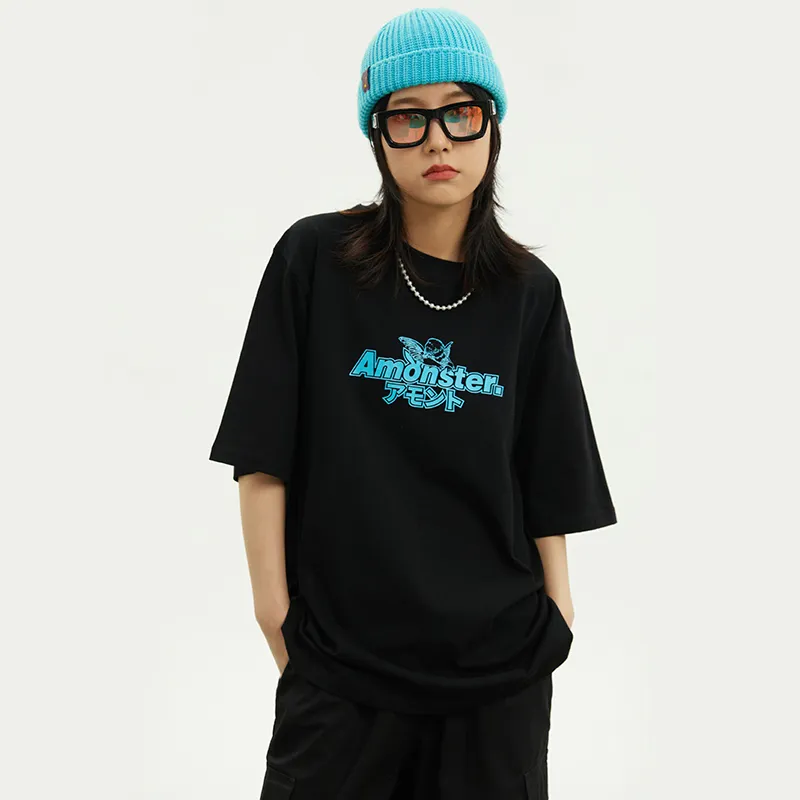 AMONSTER Straight T-Shirt Unisex-2