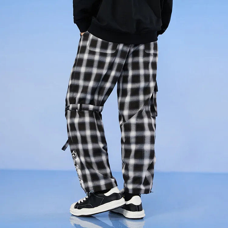 LAMLICKA Casual Pants Unisex Black-4