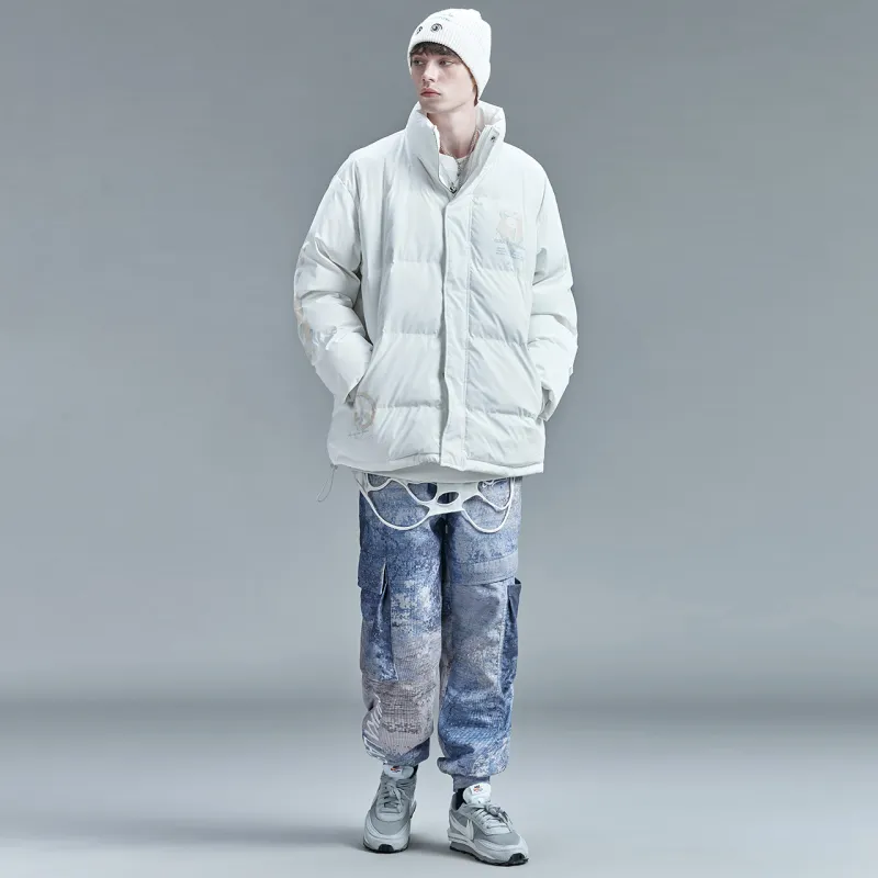 Guuka Casual Pants Men's Blue Gray-2