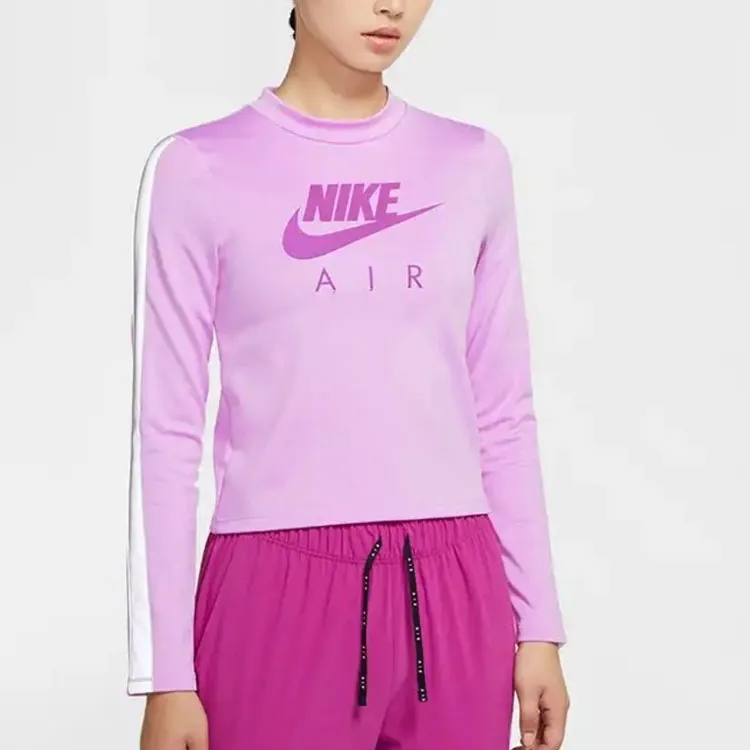 Nike Crop Tops Women's Purple-3