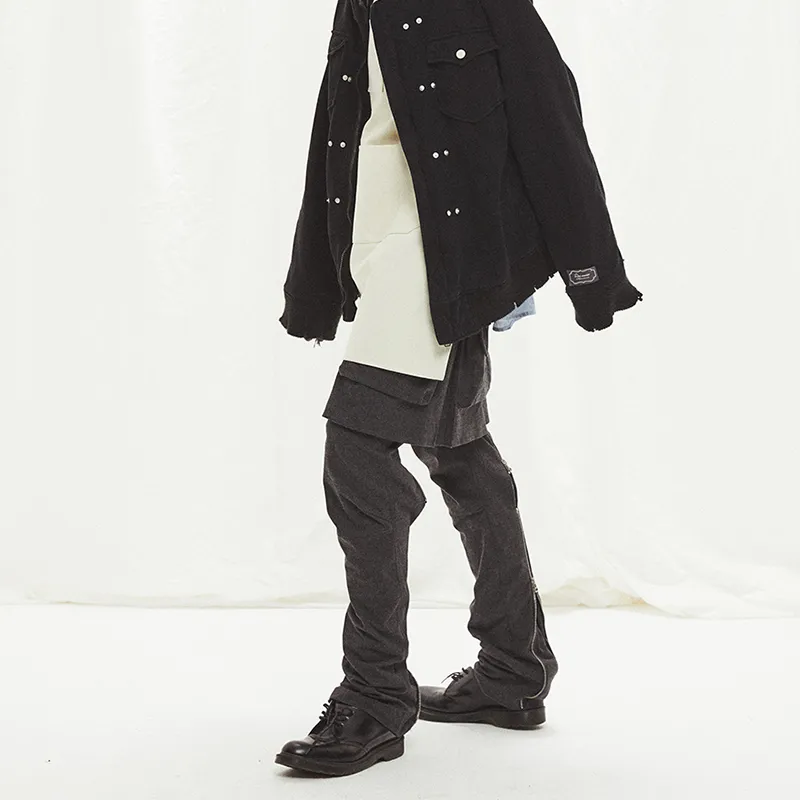 Umamiism Tapered Pants Casual Pants Men's Dark Gray-5