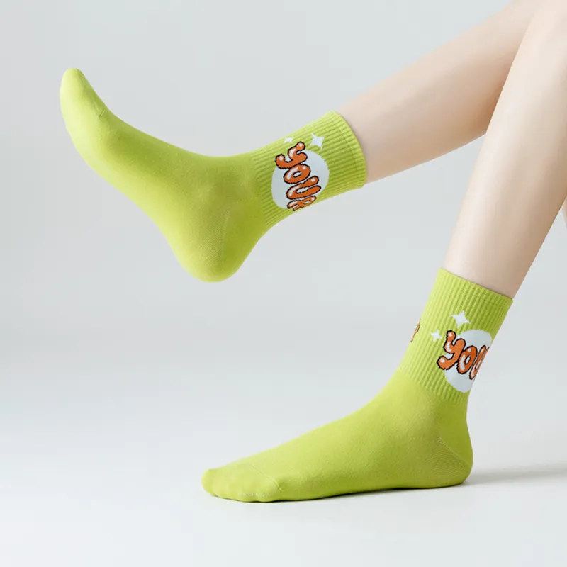JKN Unisex Mid Calf Socks-1