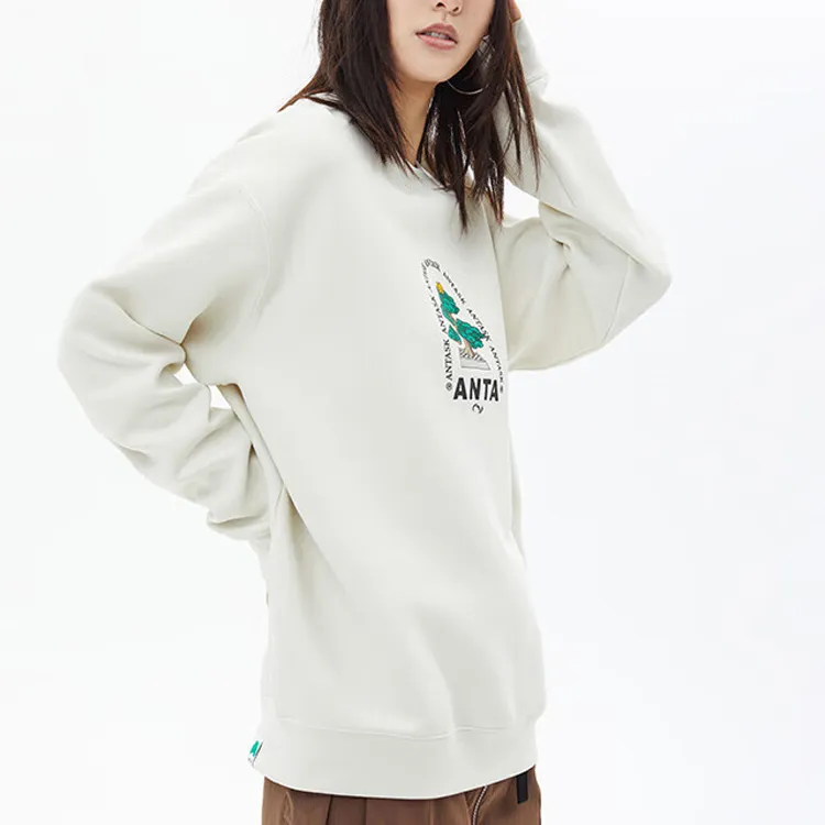 ANTA Sports Life Collection Sweatshirts Unisex Dusty Pumice Gray-3