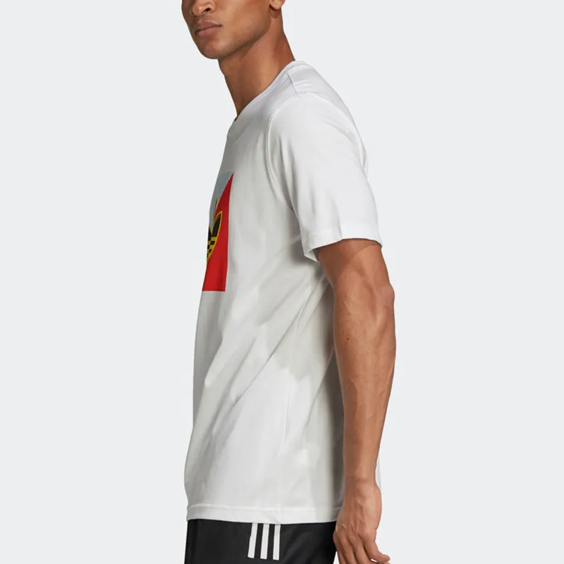 Adidas Originals Diagonal T Shirts Men White-3