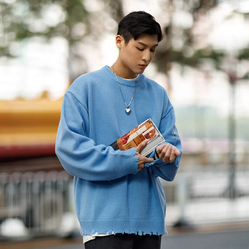 PSO Brand Sweaters Unisex Blue-4