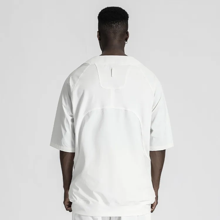 NORVINCY Comfortable And Breathable Sweat Wicking Elbow Length Sleeved T Shirt Men's-7