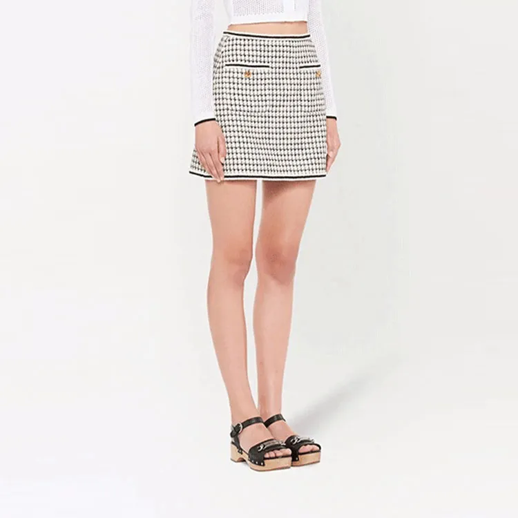 MIU MIU Casual Short Skirts Women's White-3