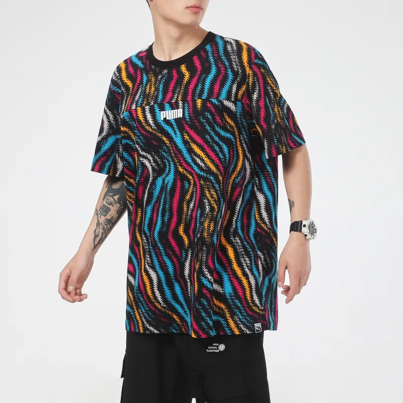 PUMA AOP T Shirts Men Multicolor-4