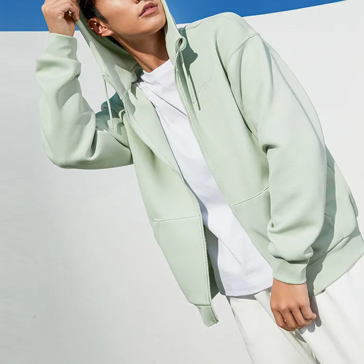 Anta Sweatshirt Unisex Mugwort Green-3