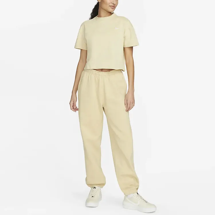 Nike Women's Nrg Solo Swoosh Tee Team Gold/White-2