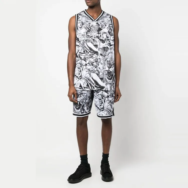 PHILIPP PLEIN Tattoo print Jogging Suit-1