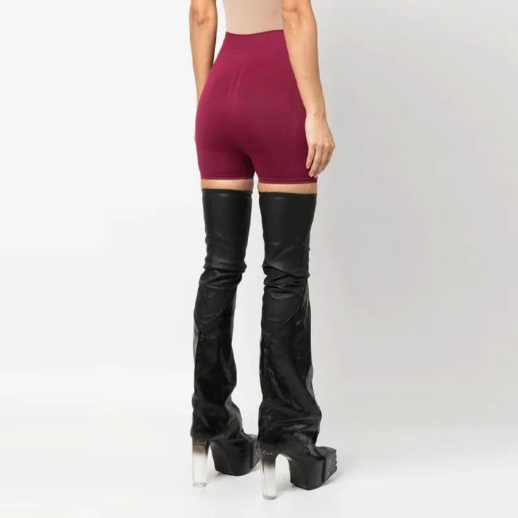 RICK OWENS Stretch Ribbed Fitted Briefs-2