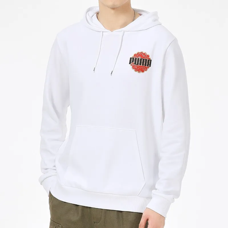 PUMA Sweatshirts Men White-4