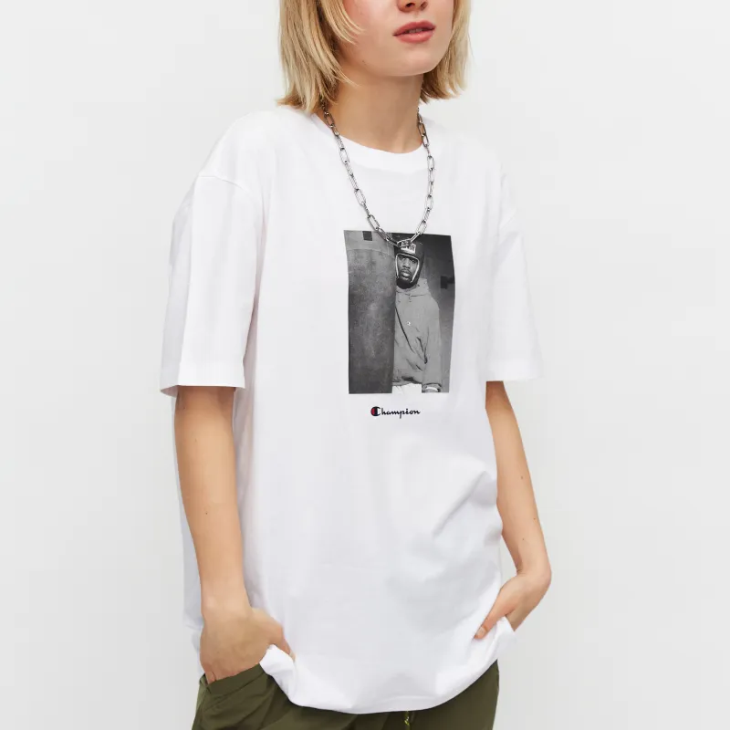 Champion T Shirt Unisex European Version White-2