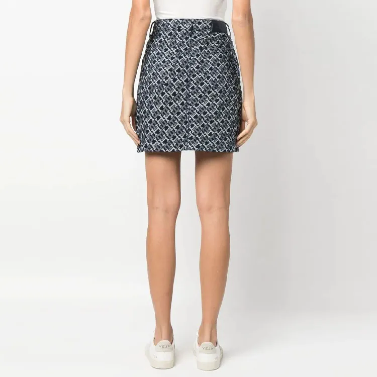 Tommy Hilfiger Logo print Denim Skirt-2