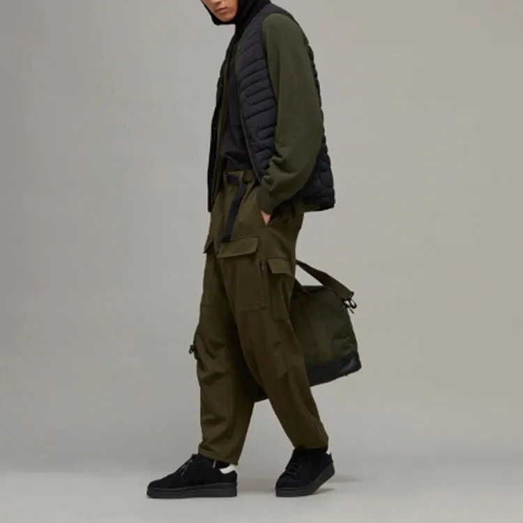 Y 3 Casual Pants Men Dark Green-2