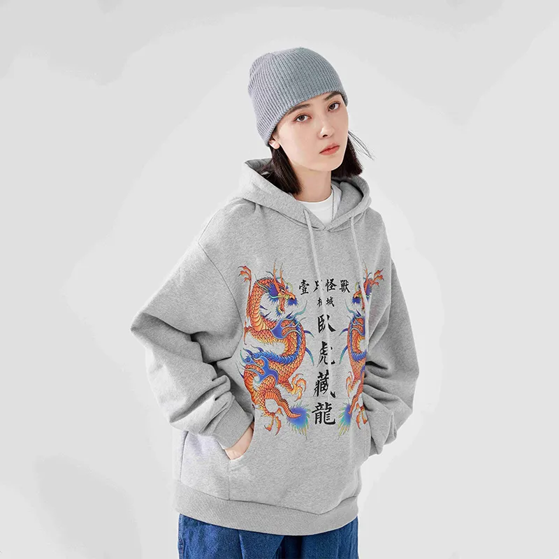 AMONSTER Hooded Loose Fit Regular Sweatshirt Unisex-4