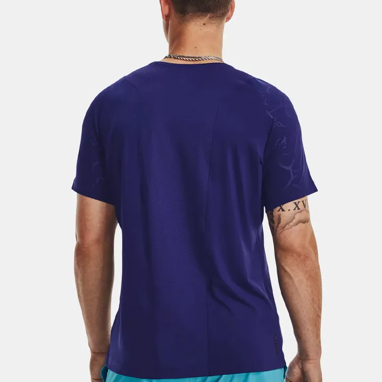 Under Armour RUSH T Shirt Men's Dark Blue-4