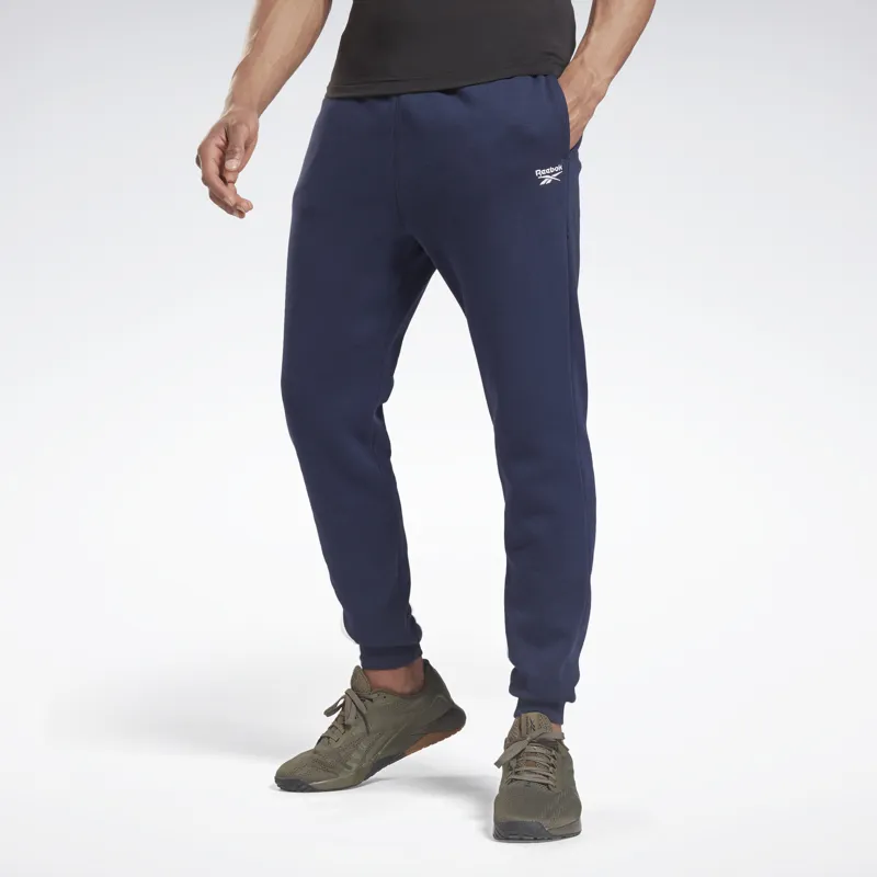 Reebok Knitted Sweatpants Men Navy Blue-1