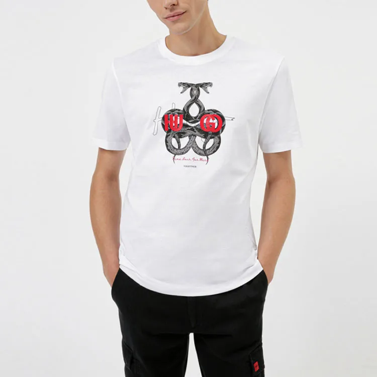 HUGO BOSS T Shirts Men White-1