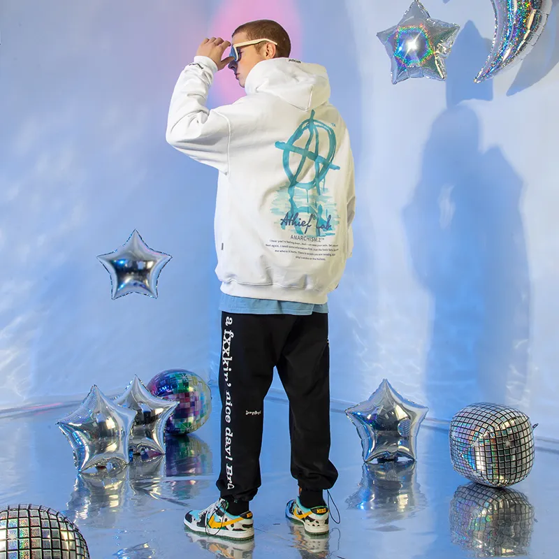 Athief Hooded Loose Fit Sweatshirt Unisex-4