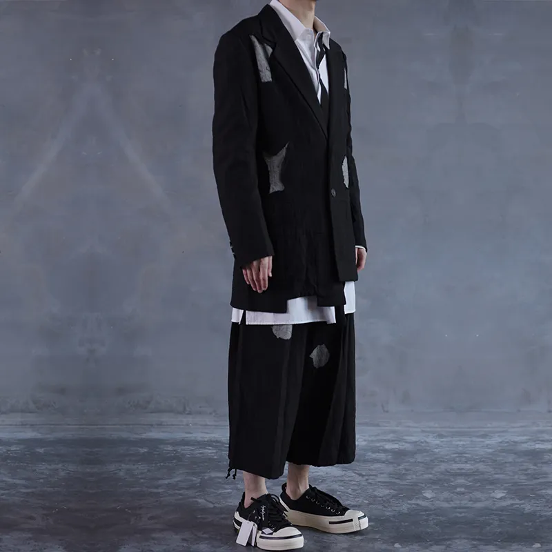 Yohji Yamamoto Business Suits Unisex Black-6