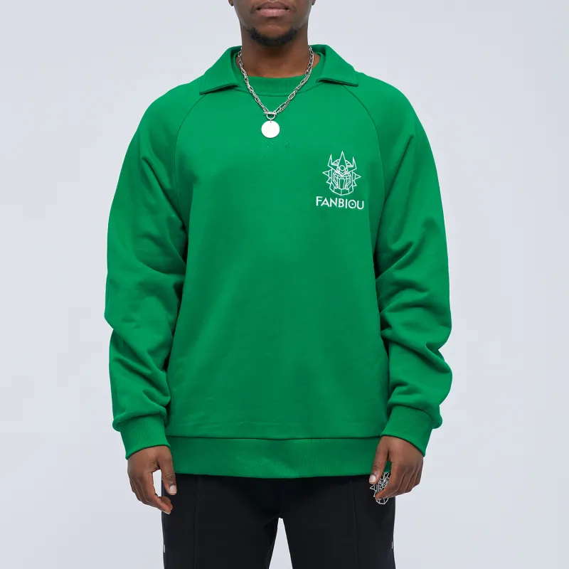 FANBIOU Sweatshirts Unisex Green-4