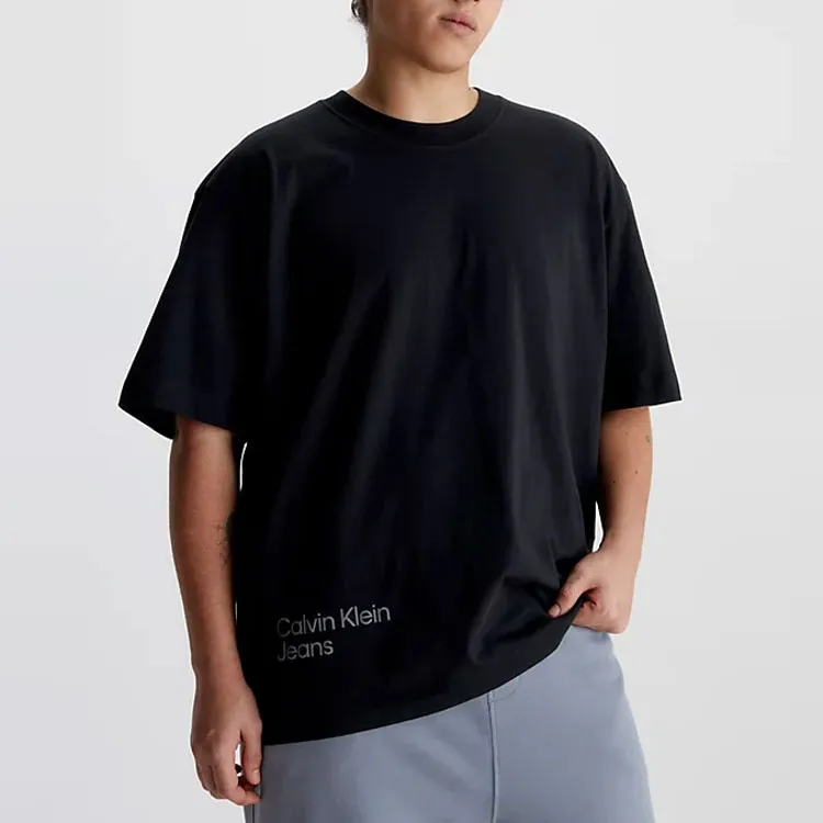 Calvin Klein Logo Printed Crewneck T Shirt-2