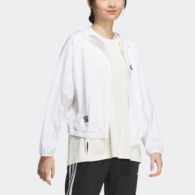 Adidas X SEEBIN Co branded SS23 Jackets Women's White-2