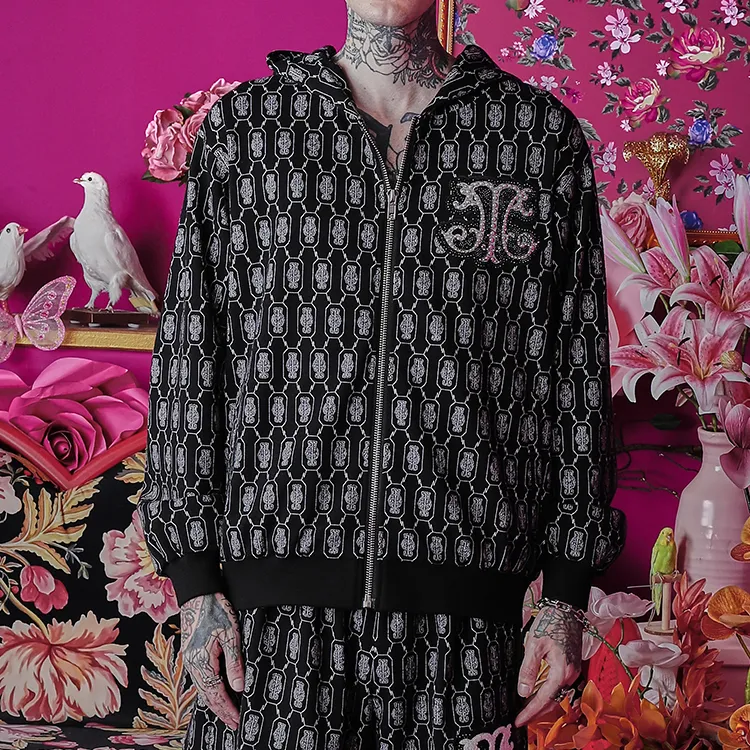 TCH Loose Fit Jacket Unisex Black-3