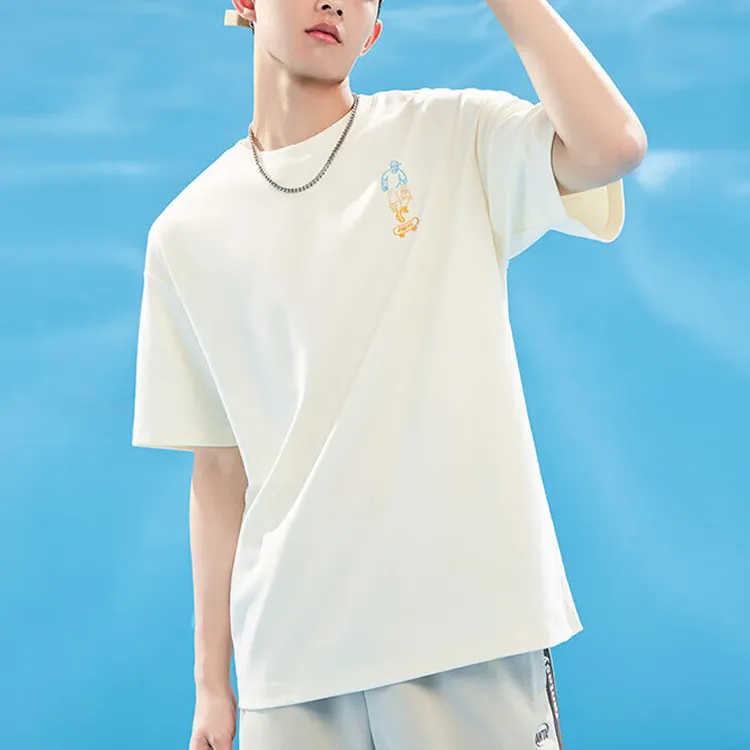 Anta Life Collection T Shirt Unisex Vanilla White-2