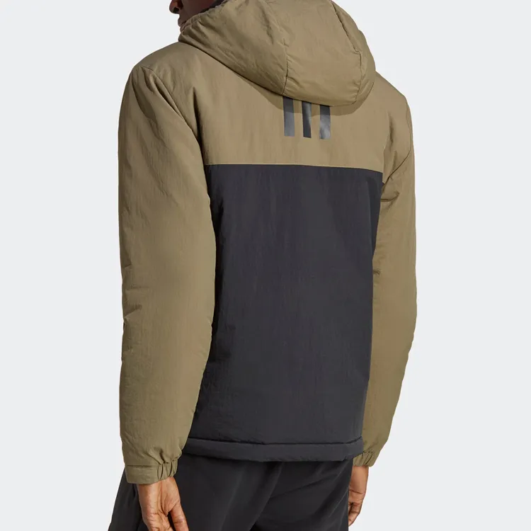 Adidas Puffer Jackets Men Strata Olive Green-1