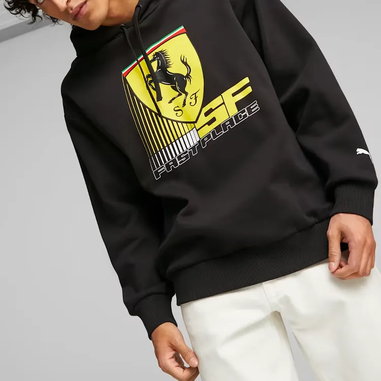 PUMA Scuderia Ferrari Race CBS Sweatshirt Men's Black-3