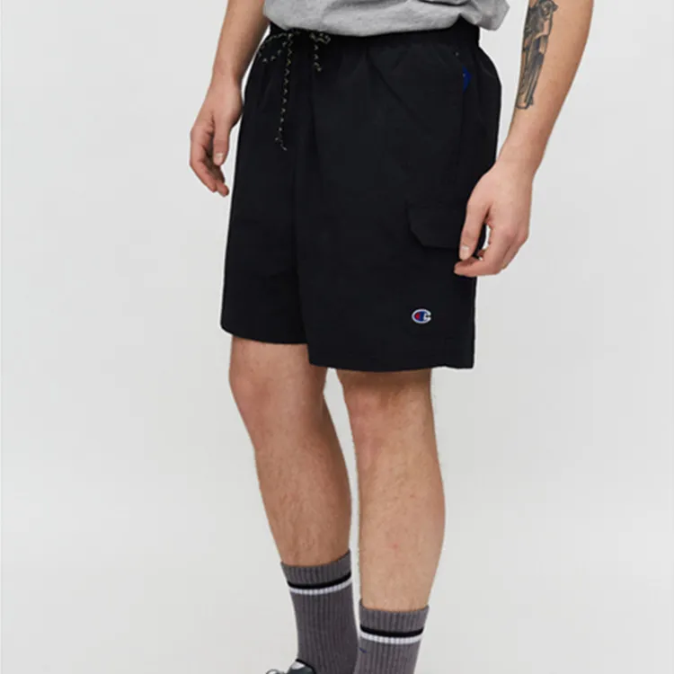 Champion Fitted Shorts US Version Unisex Black-3