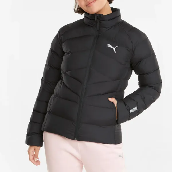 PUMA Scuderia Ferrari Puffer Jackets Women's Black-3