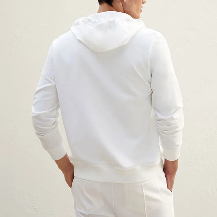 Brunello Cucinelli Zipped Drawstring Hoodie-3