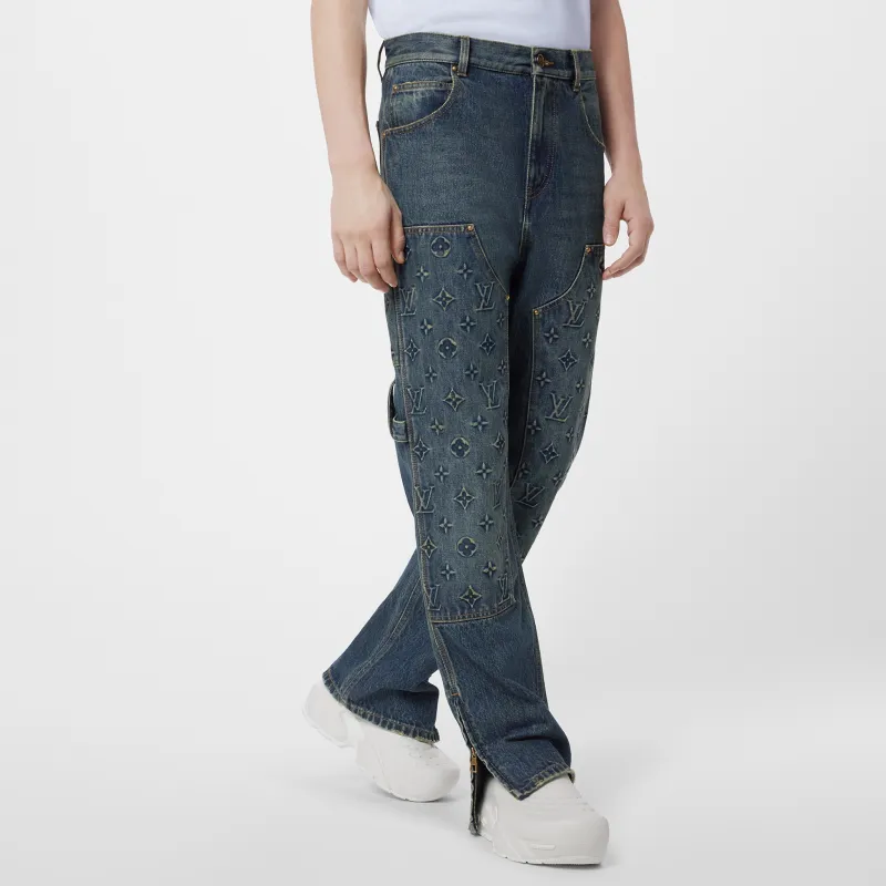 LOUIS VUITTON FW23 Jeans Men's Ink Blue - Cheap Rcj Jordan LOUIS VUITTON FW23 Jeans Men's Ink Blue - Cheap Rcj Jordan