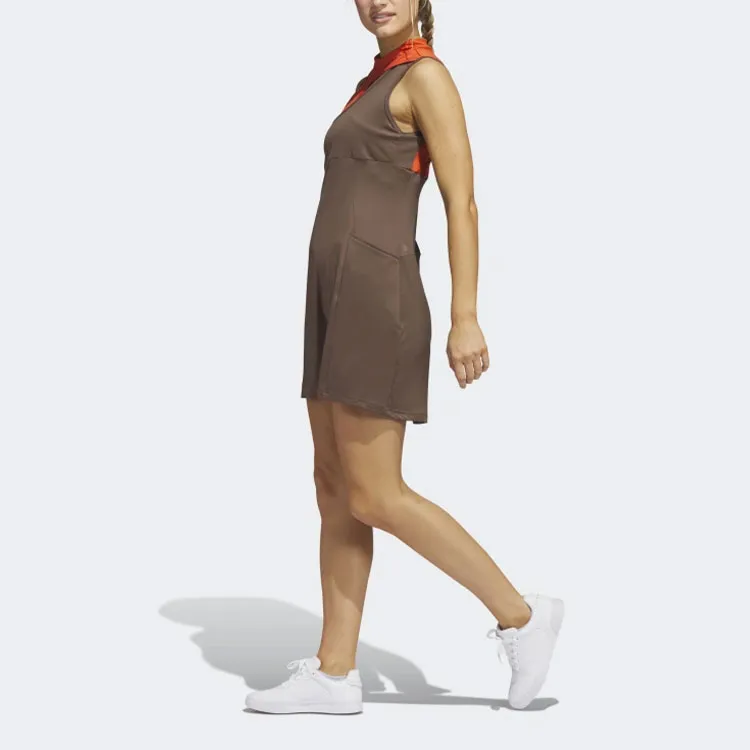 Adidas Free Shipping With AdiClub Ultimate365 Tour Colorblocked Golf Dress-4